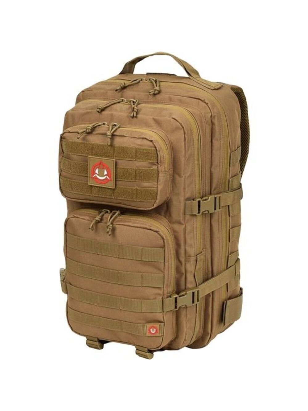 40L Brown Tactical Military Backpack Molle Army Hiking Travel Survival Bag